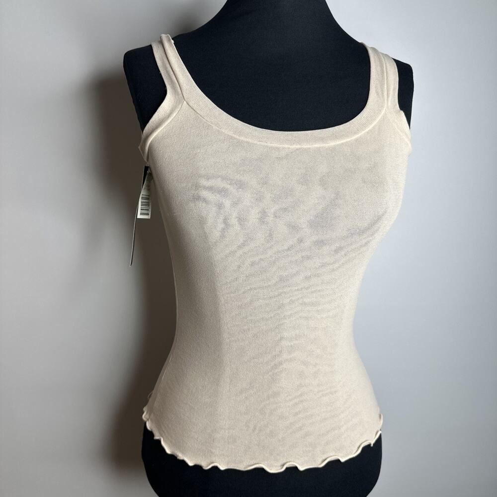NWT OnGossamer Womens One Size Fits All Sheer Champagne Heavenly Stretch Tank